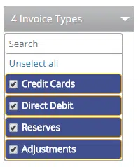Invoice Options